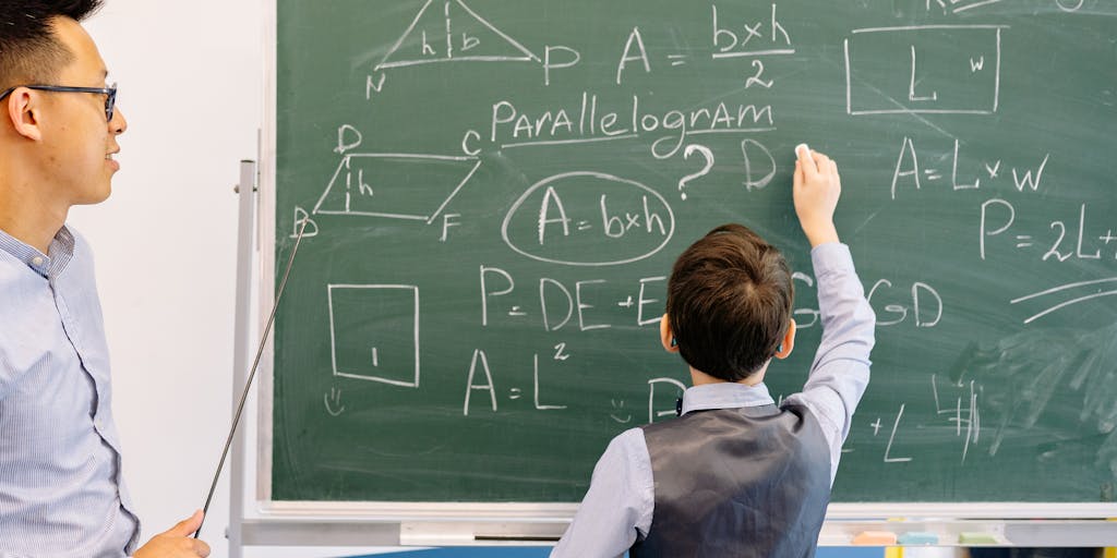 A person standing at a chalkboard. On the left side of the board, complex mathematical equations and diagrams are neatly drawn, representing the 'theoretical'. On the right side, a series of question marks, scribbled notes, and half-erased ideas are visible, representing the 'hypothetical'. The person should be looking thoughtfully at the right side of the board, perhaps with a slightly puzzled expression. The lighting should be focused on the chalkboard, with the person slightly in shadow.