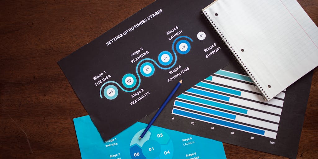 An infographic-style image that illustrates the key steps to setting up a data room, using icons and arrows to represent each step. The background should be clean and professional, making it easy to understand the process at a glance.