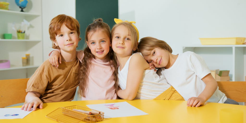 A conceptual image of a scale balancing a stack of money on one side and a child's drawing on the other, symbolizing the balance between financial obligations and emotional investment in a child's life. The background is softly blurred to keep the focus on the scale.