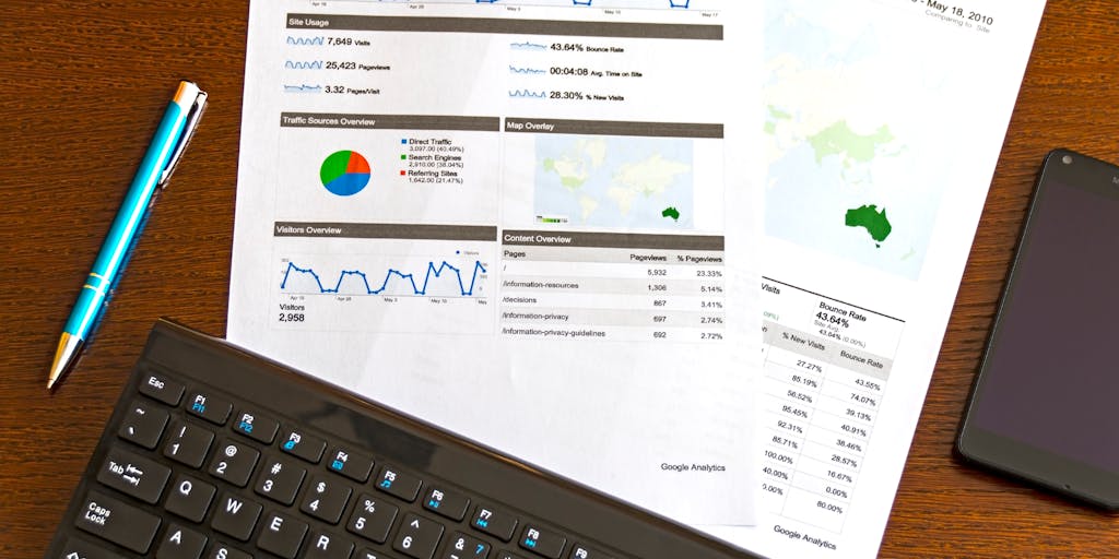 A conceptual image of a person looking at a large digital screen displaying a colorful infographic about Elastic Email Pricing. The person is taking notes, symbolizing the research and decision-making process involved in selecting the best pricing plan.