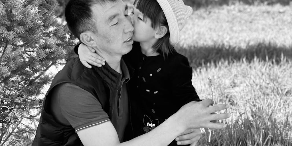 A split image showing two contrasting scenes: on one side, a parent happily spending time with their child at a park, and on the other side, a parent looking stressed while reviewing financial documents at a kitchen table. This visual representation highlights the emotional impact of child support decisions.